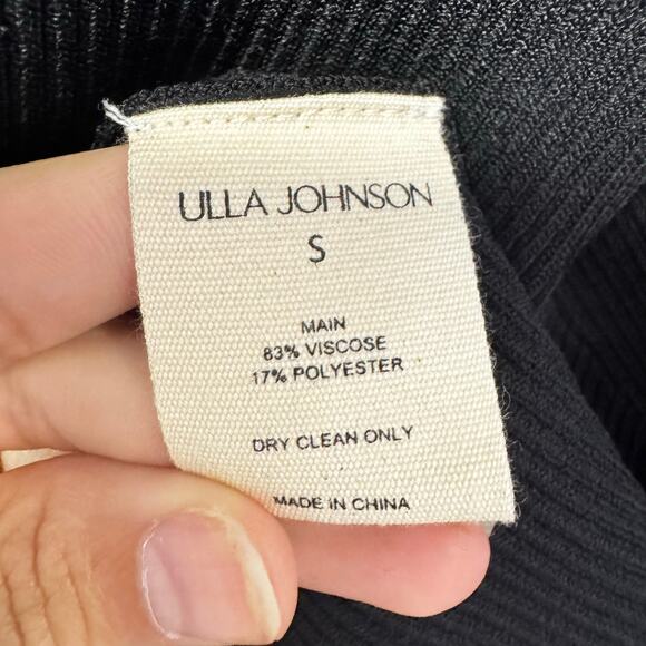 NWT Ulla Johnson Black Sleeveless Crossover Keyhole Fiora Maxi Dress Women Small - Picture 6 of 9